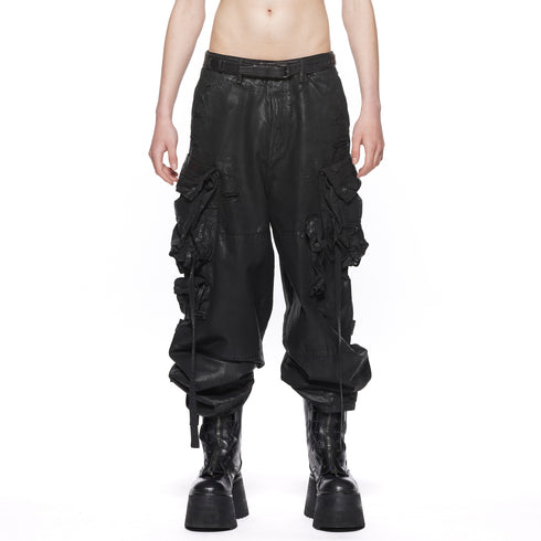 JULIUS 917PAM1-C Black / Gas Mask Pants