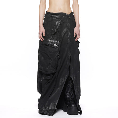 JULIUS 917SKU1-C Black / Gas Mask Raver Skirt