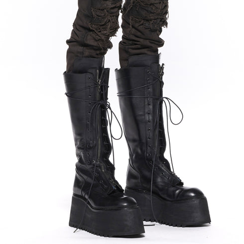 JULIUS 917FWM4 Black / Long Military Talos Boots