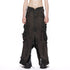 JULIUS 917SKU1-BW Dark Brown / Gas Mask Raver Skirt