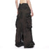 JULIUS 917SKU1-BW Dark Brown / Gas Mask Raver Skirt