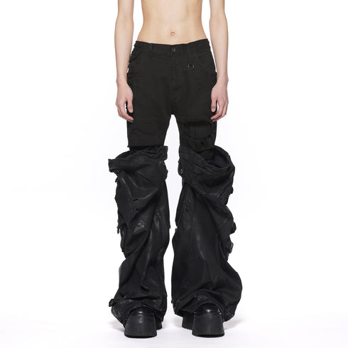 JULIUS 917ACU1-C Black / Gas Mask Leg Guard