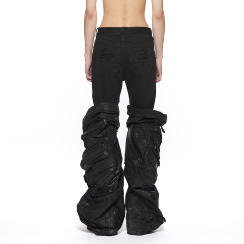 JULIUS 917ACU1-C Black / Gas Mask Leg Guard