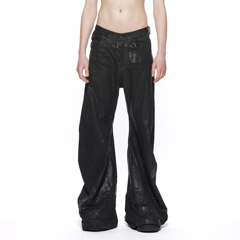JULIUS 917PAM13-C Black / Bending Tuba Pants