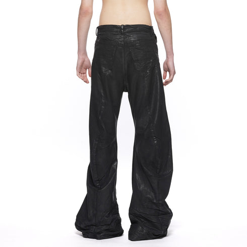 JULIUS 917PAM13-C Black / Bending Tuba Pants