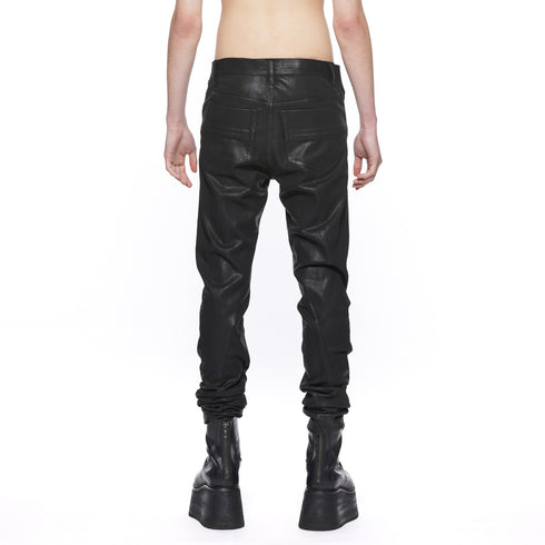 JULIUS 917PAM6-C Black / Bending Skinny Pants