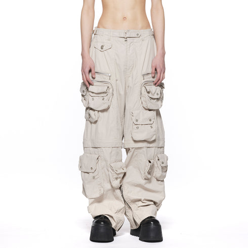 JULIUS 917PAM11 Plaster / Neo Tactical Wide Pants