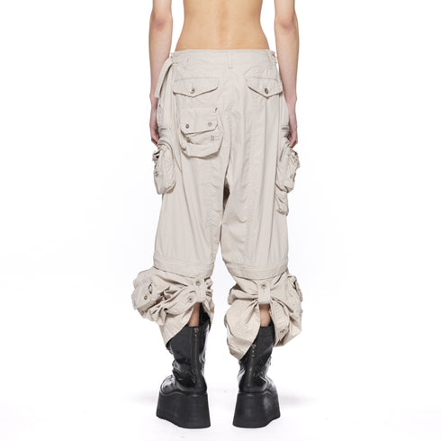 JULIUS 917PAM11 Plaster / Neo Tactical Wide Pants