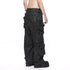 JULIUS 917PAM11 Black / Neo Tactical Wide Pants
