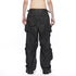 JULIUS 917PAM11 Black / Neo Tactical Wide Pants