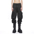 JULIUS 917PAM12 Black / Seamed Jogger Pants