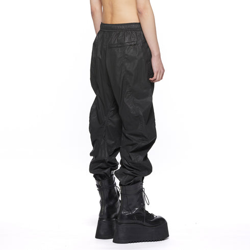 JULIUS 917PAM12 Black / Seamed Jogger Pants