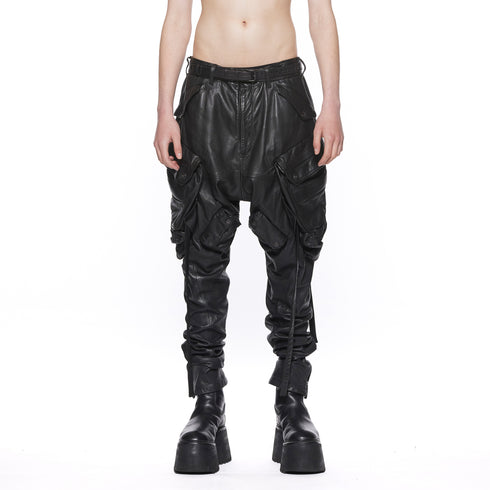 JULIUS 917PAM3 Black / Gas Mask Jodhpurs Pants