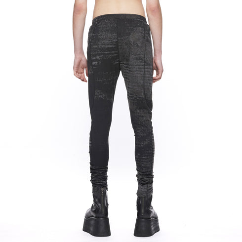 JULIUS 917PAM23 Bk Noise / Digital Noise Leggings