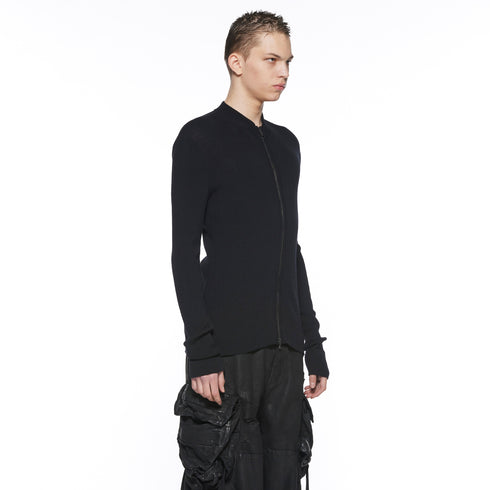 JULIUS 917KNM1 Black / Skinny Knit Top