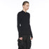 JULIUS 917KNM1 Black / Skinny Knit Top