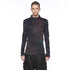 JULIUS 917KNM3 Noise / Digital Noise Skinny Top