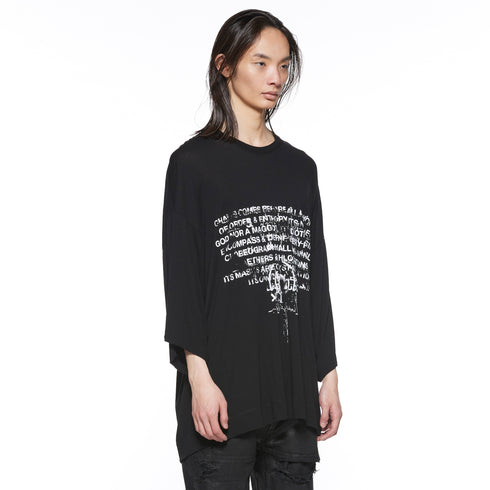 JULIUS 917CPM7 Black / The Order Of Chaos Over T-Shirt