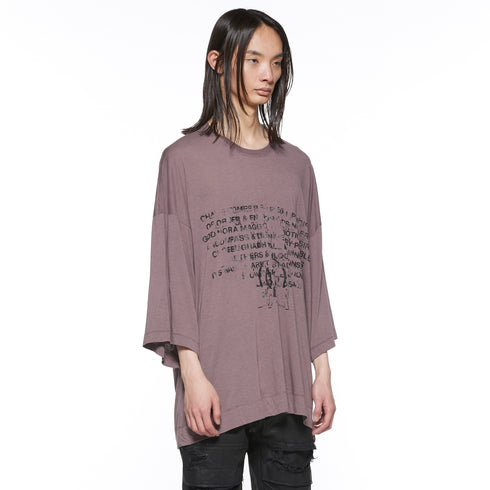 JULIUS 917CPM7 Ash Purple / The Order Of Chaos Over T-Shirt