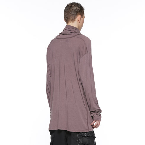 JULIUS 917CUM9 Ash Purple / Cowl Neck Top