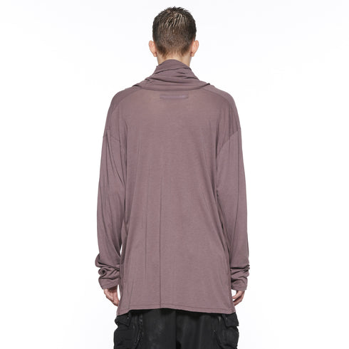 JULIUS 917CUM9 Ash Purple / Cowl Neck Top