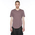 JULIUS 917CUM13 Ash Purple / Round Hem T-Shirt