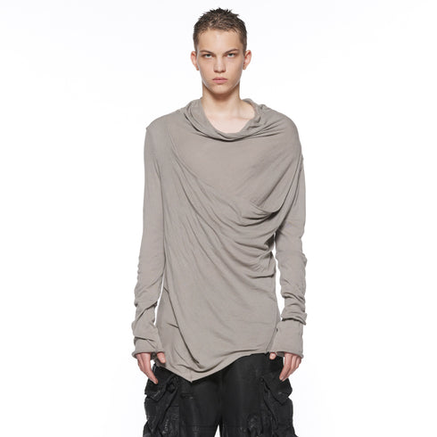 JULIUS 917CUM5 Cement / Over Drape Monk Top