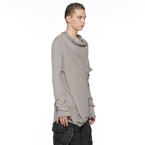 JULIUS 917CUM5 Cement / Over Drape Monk Top