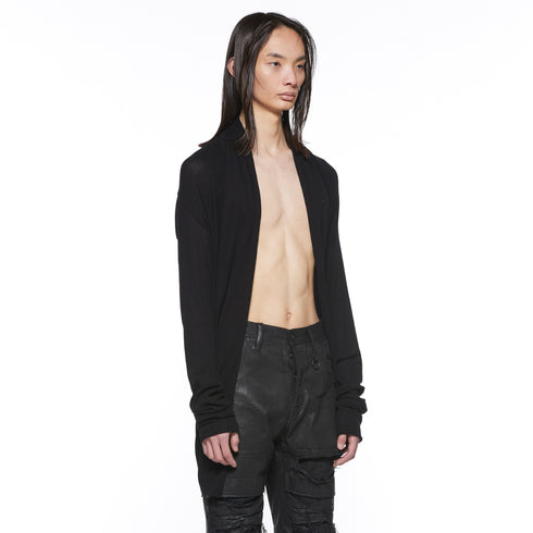 JULIUS 917CUM3 Black / Drape Cardigan