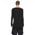 JULIUS 917CUM4 Black / Drop Neck Drape Top