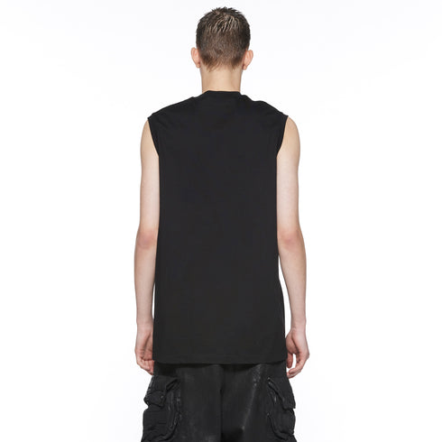 JULIUS 917CPM2 Black / Garden Sleeve Less Top