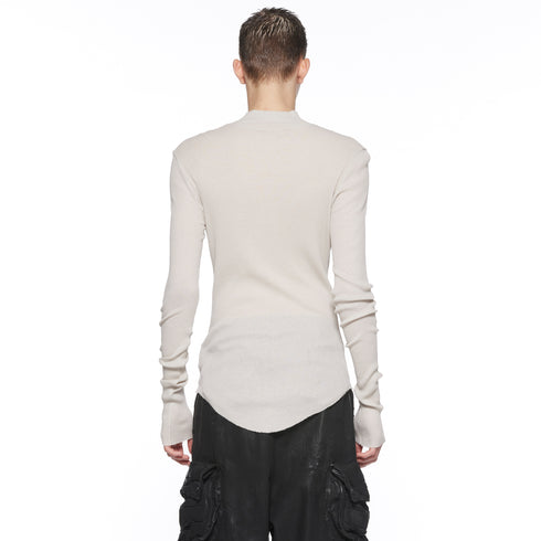 JULIUS 917CUM6 Plaster / High Neck Skinny Top