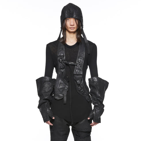 JULIUS 917VEM1-C Black / Holster Vest