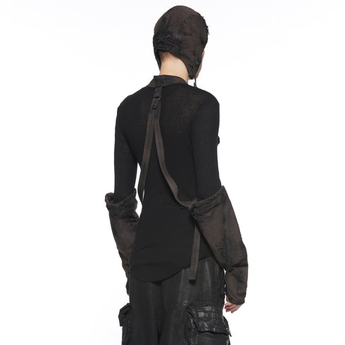 JULIUS 917VEM1-BW Dark Brown / Holster Vest