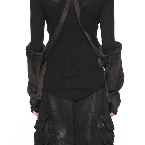 JULIUS 917ACU18-BW Dark Brown / Dimentional Gloves