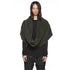JULIUS 917STU6 Dark Khaki / Layerd Hoop Stole