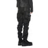 JULIUS 927PAM7-C Black / Coated Gasmask Skinny Pants