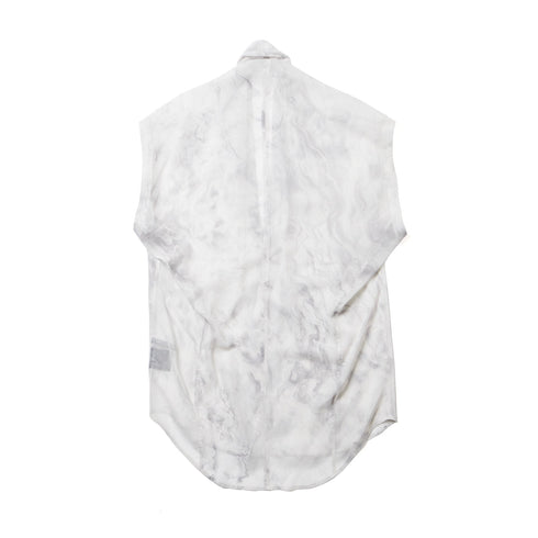 JULIUS 937SHM10 Off White / Slit Neck Shirt