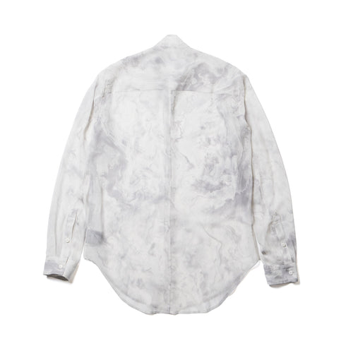 JULIUS 937SHM11 Off White / Stand Collar Shirt