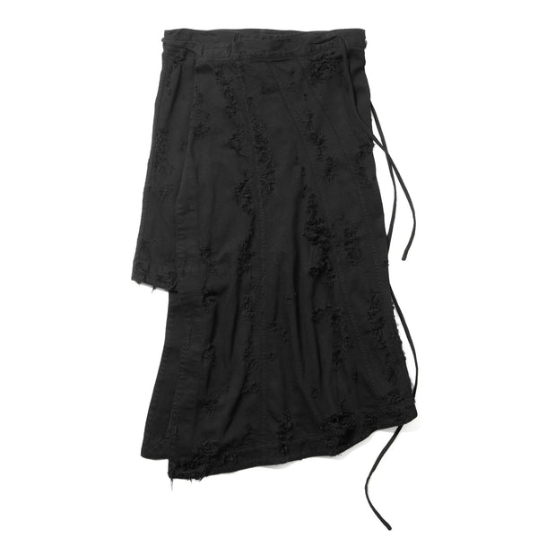 JULIUS 937SKU1 Black / Wrap Skirt