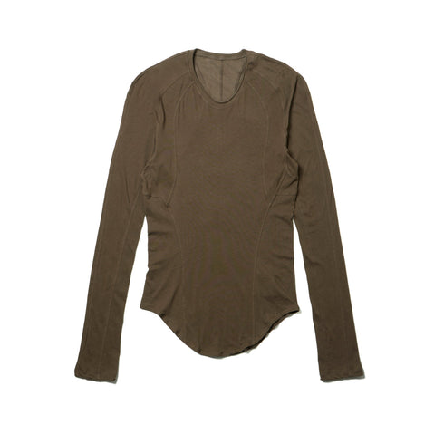 JULIUS 937CUM20 Brown / Seamed Skinny Top