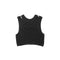 JULIUS 937CUM22 Black / Layered Neck Cropped Top