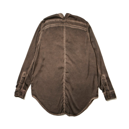 JULIUS 937SHM3 Clay / Slit Neck Shirt