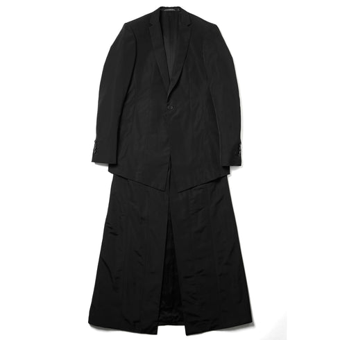 JULIUS 937JAM1-S Black / Layered Tailored Jacket