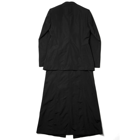 JULIUS 937JAM1-S Black / Layered Tailored Jacket
