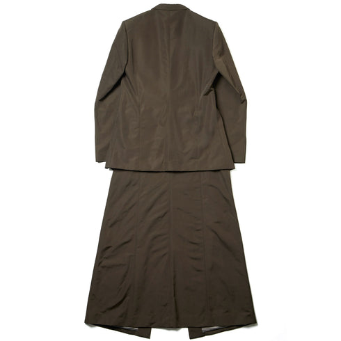 JULIUS 937JAM1-S Brown / Layered Tailored Jacket