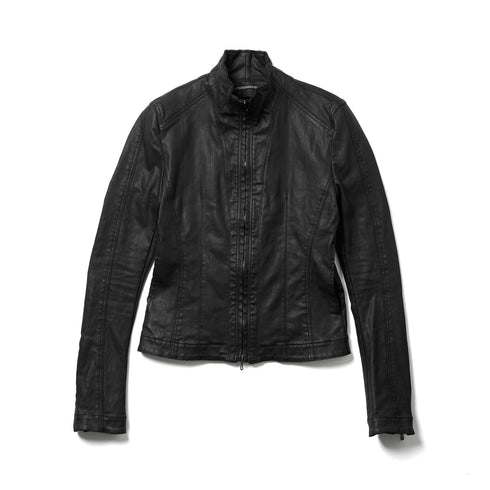 JULIUS 937BLM2 Black / Seamed Skinny Jacket