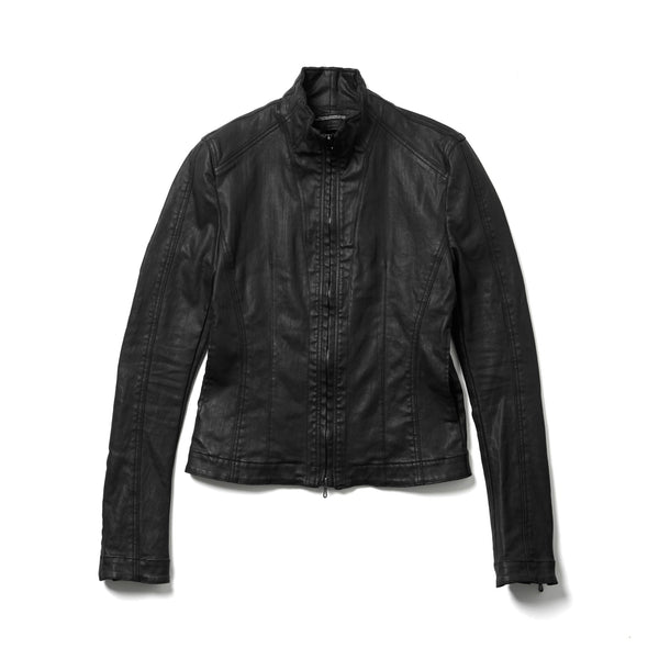 JULIUS 937BLM2 Black / Seamed Skinny Jacket