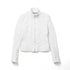 JULIUS 937BLM2 Off White / Seamed Skinny Jacket