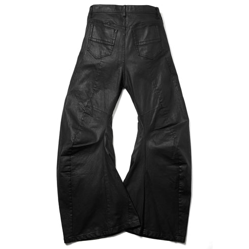 JULIUS 937PAM6 Black / Bending Tuba Pants